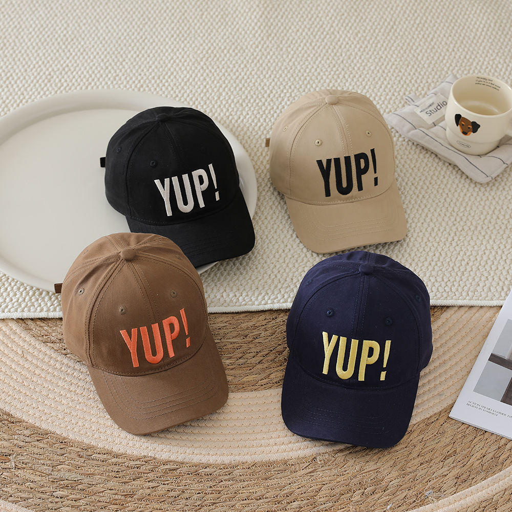 Embroidery Letter - Kids Baseball Cap Boys Girls Fashion
