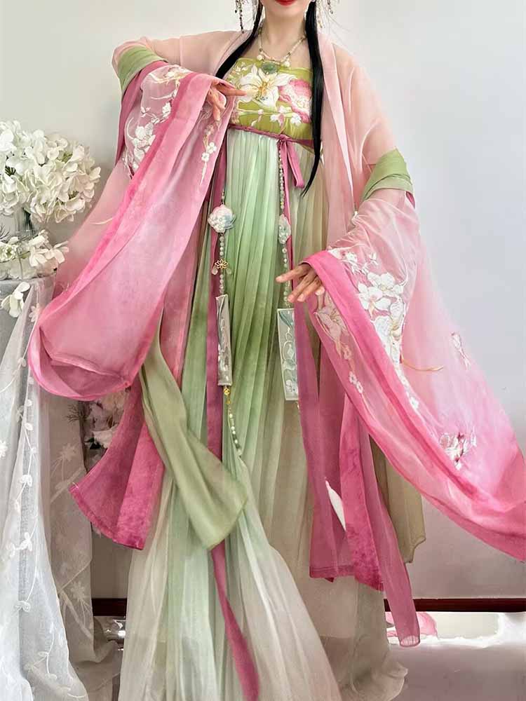 Embroidery Outfit - Women's Stage Performance Halloween Role-playing Costume