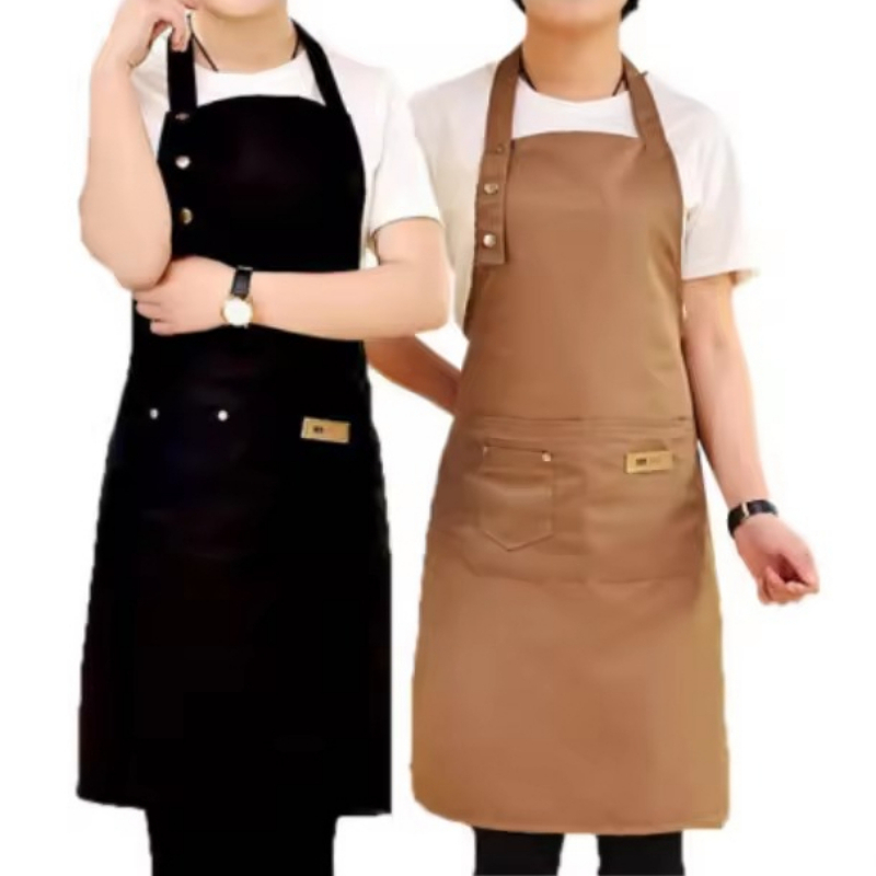 Embroidery Kitchen - Waterproof Kitchen Apron Perfessional Kitchen Apron