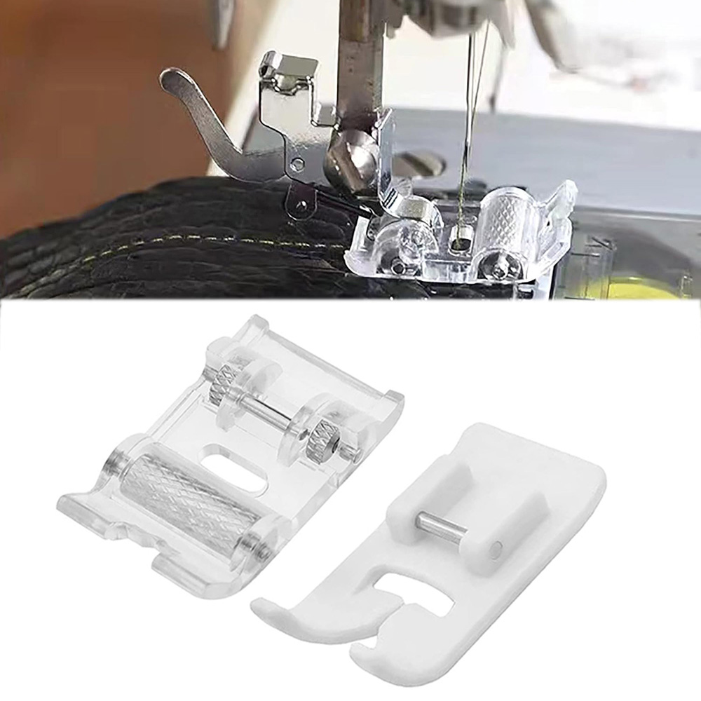 Embroidery Xpress - 2pcs Roller Sewing Machine Presser Foot