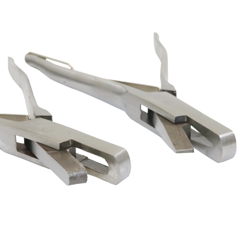 Embroidery Writing - Stainless Steel Pig Ear Punch Pliers