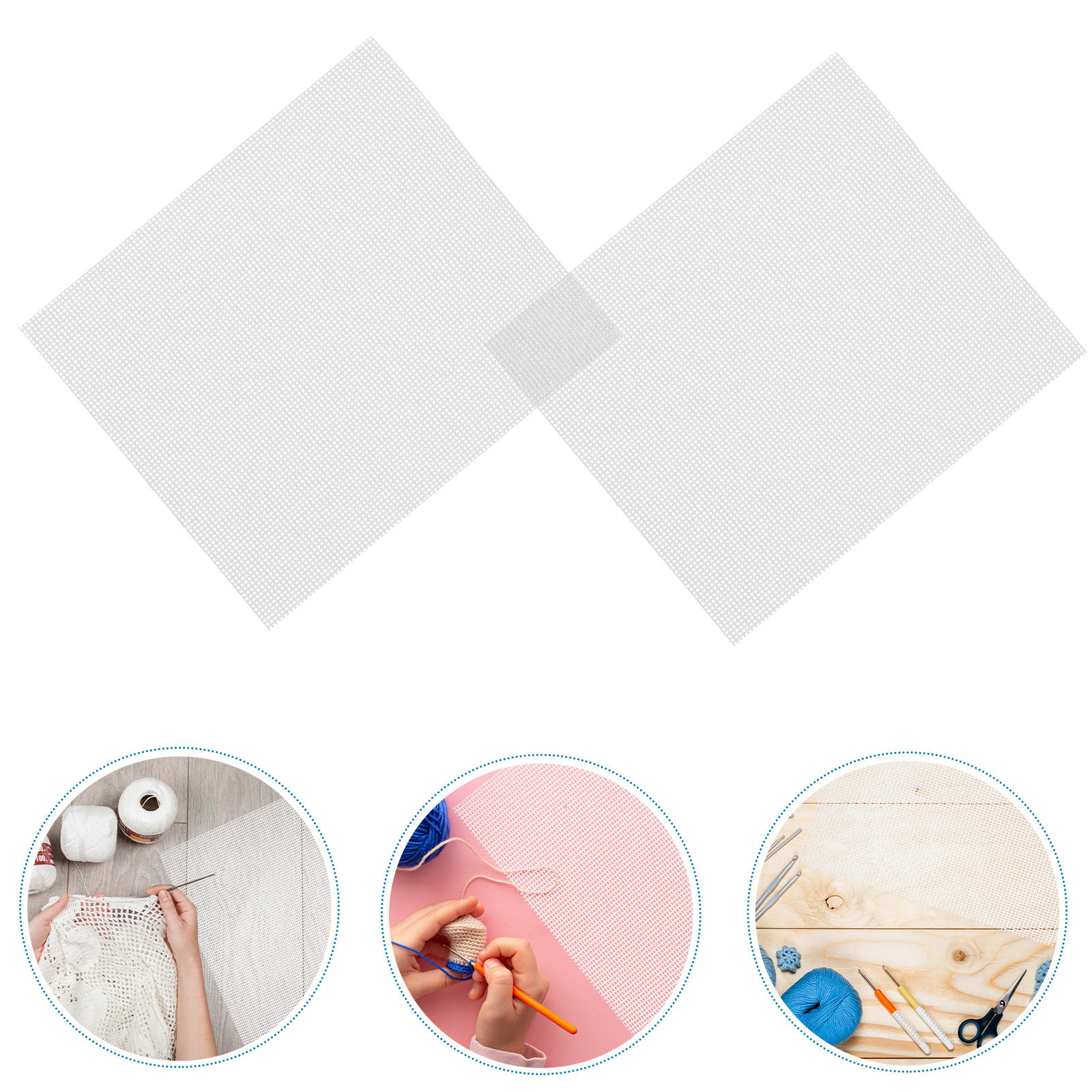 4Pcs Plastic Canvas Mesh Sheet - Embroidery Sheet 评论和价格