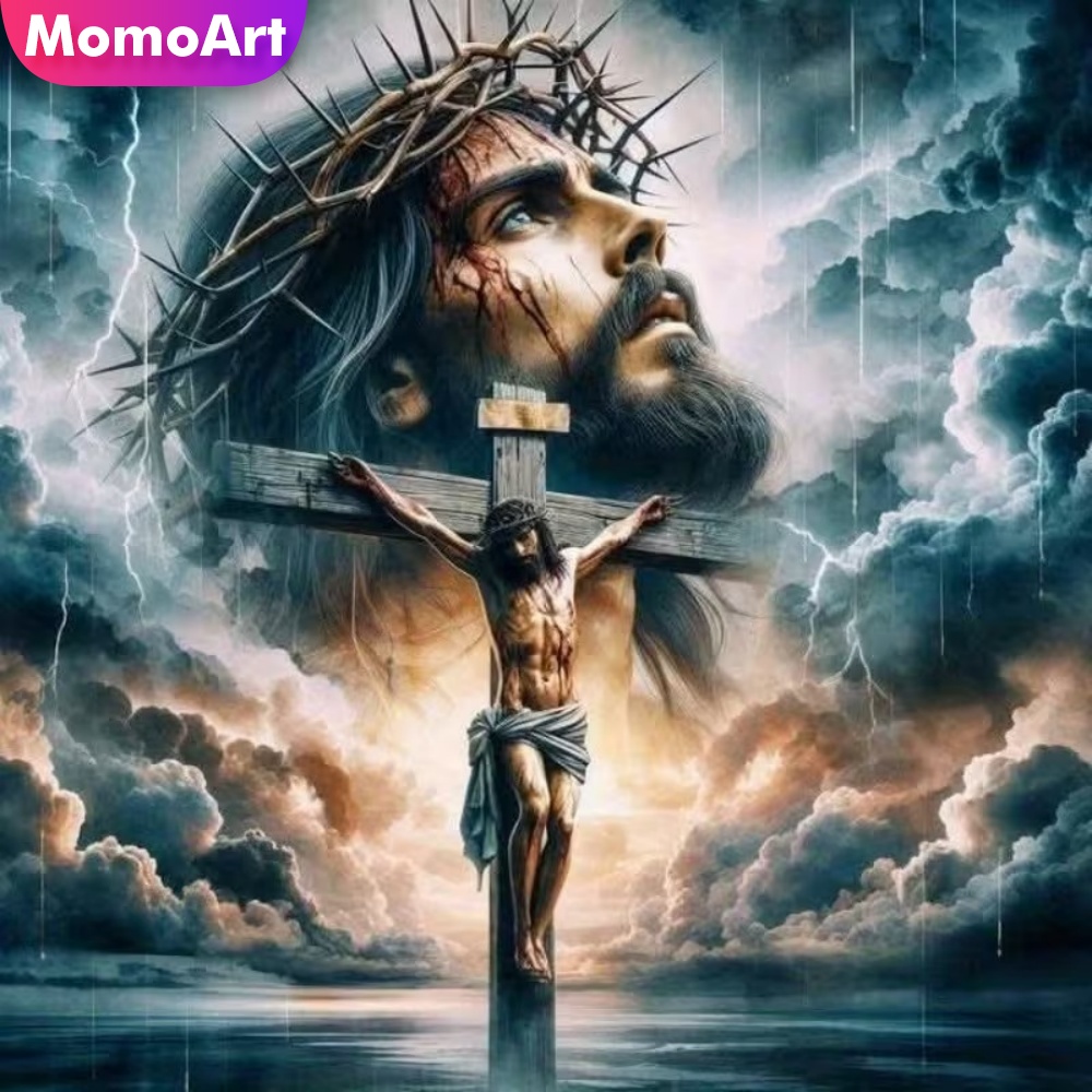 Momoart Diamond Painting Man P - Embroidery Jesus 评论和价格