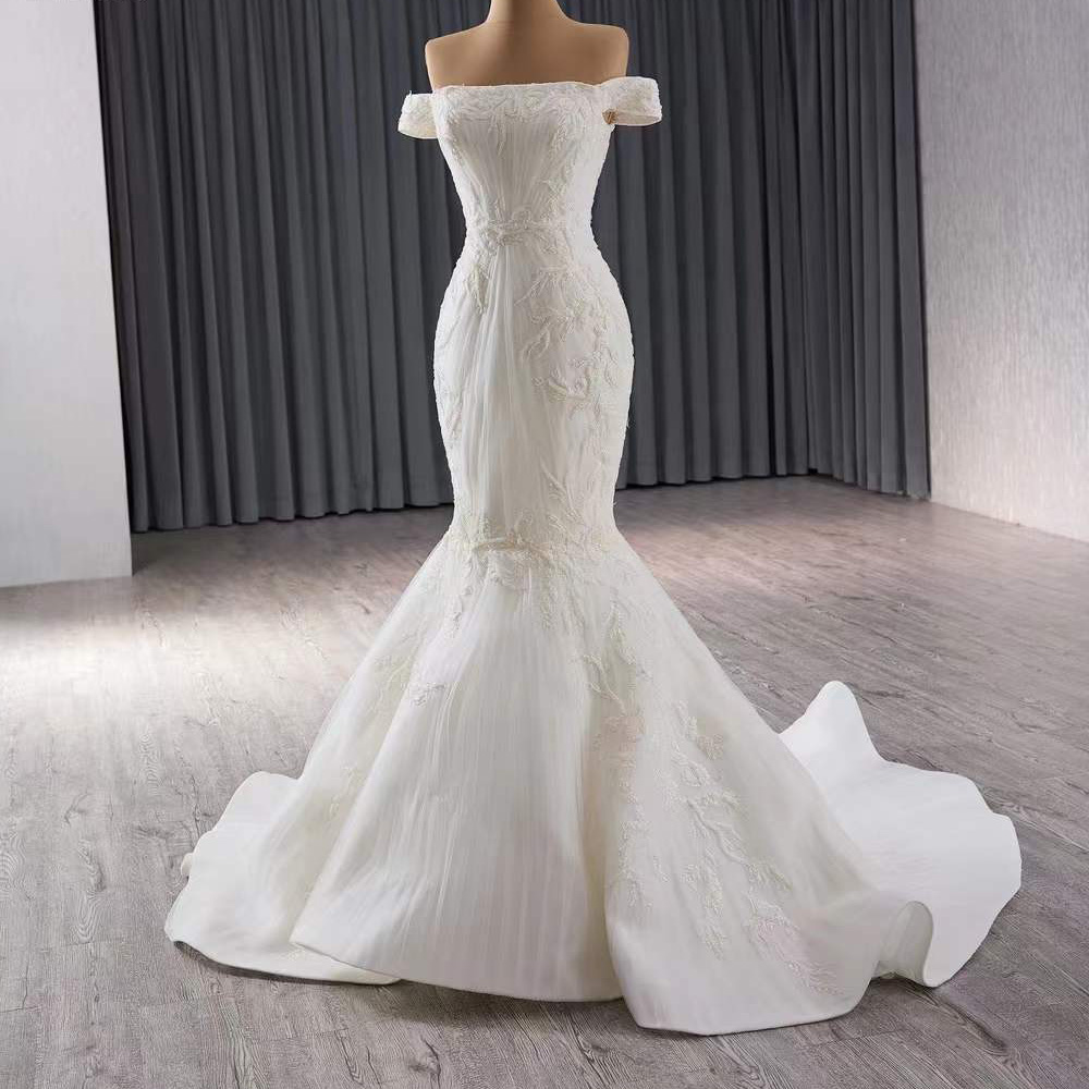 Weddings Dress Strapless Off S - Embroidery Organza 评论和价格