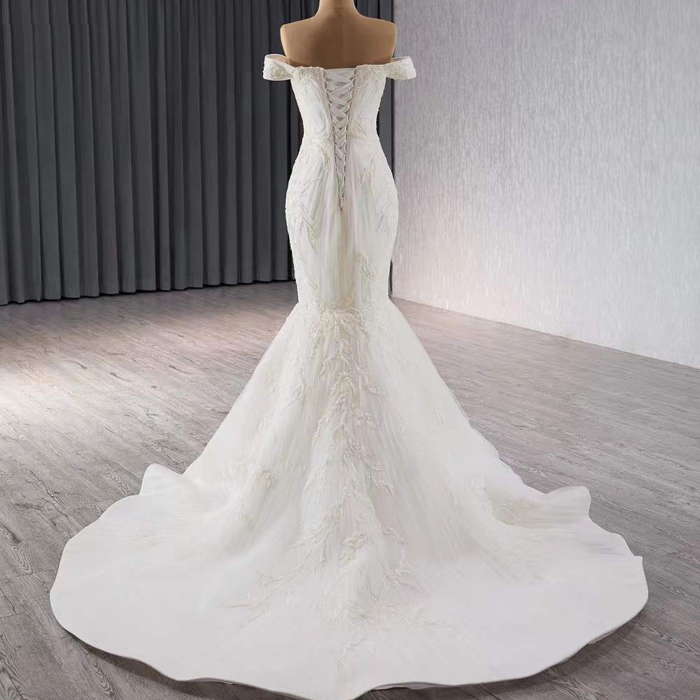 Weddings Dress Strapless Off S - Embroidery Organza 评论和价格