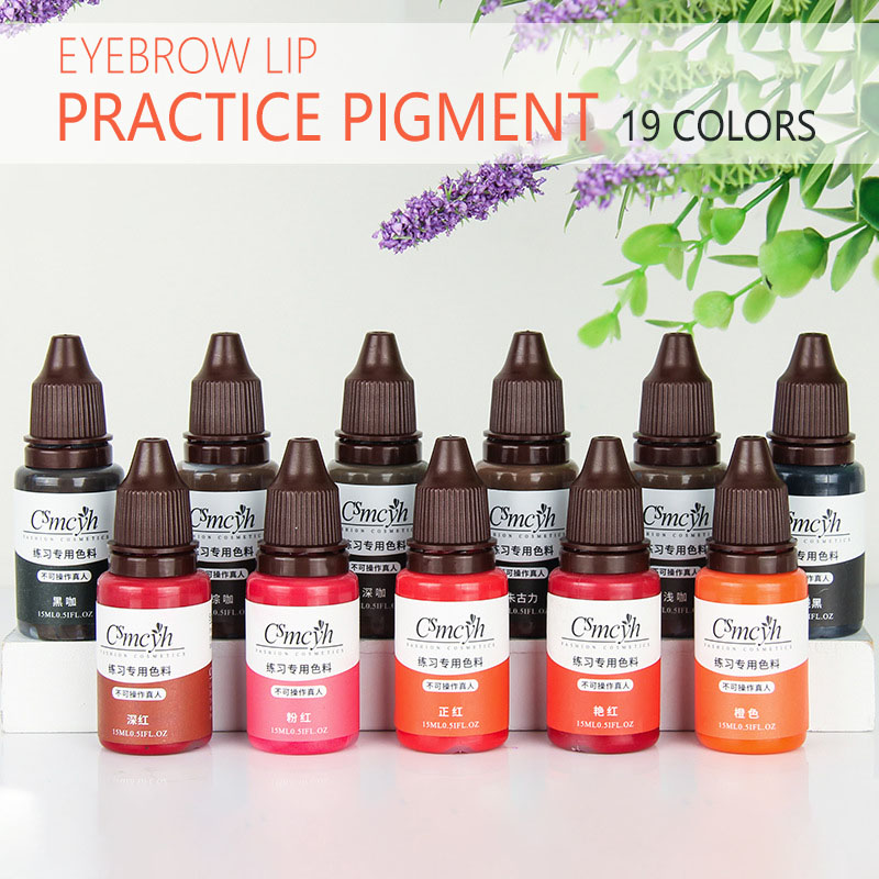 15ml Tattoo Ink Permanent Make - Embroidery Lips 评论和价格