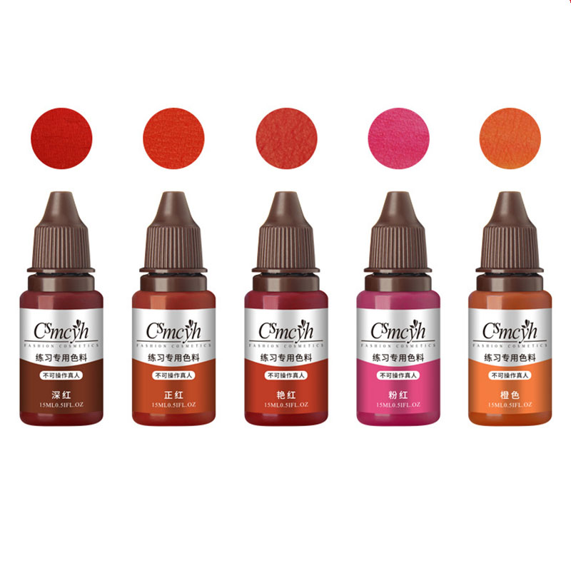 15ml Tattoo Ink Permanent Make - Embroidery Lips 评论和价格