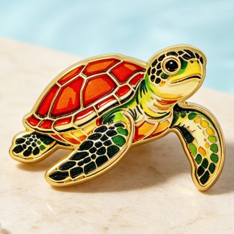 Vibrant Ocean Animal Enamel Pi - Embroidery Outfit 评论和价格