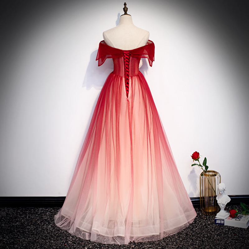 Strap Toast Dress for Bride 20 - Embroidery Gradient 评论和价格