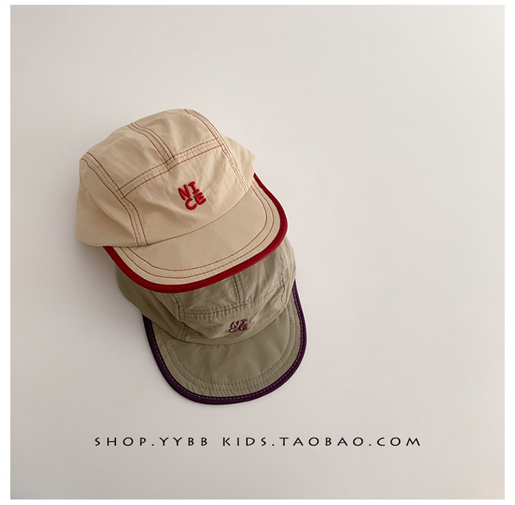 Summer Quick Dry Hat for Baby  - Embroidery Letter 评论和价格