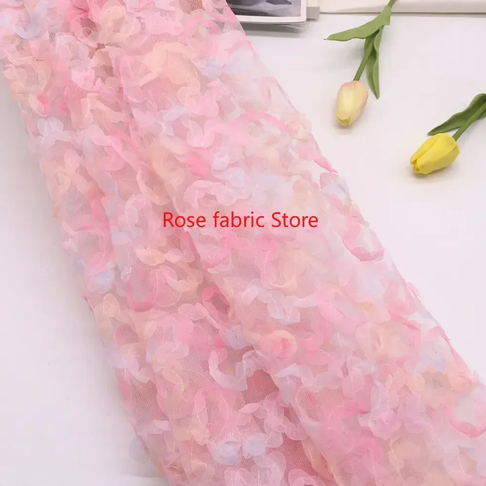 Gradient chiffon rose crochet  - Embroidery Gradient 评论和价格