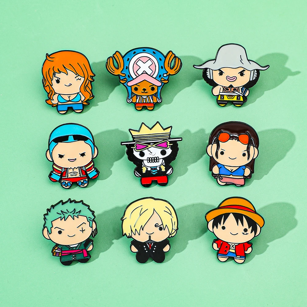 9 Pcs Creative Cartoon Brooch  - Embroidery Outfit 评论和价格