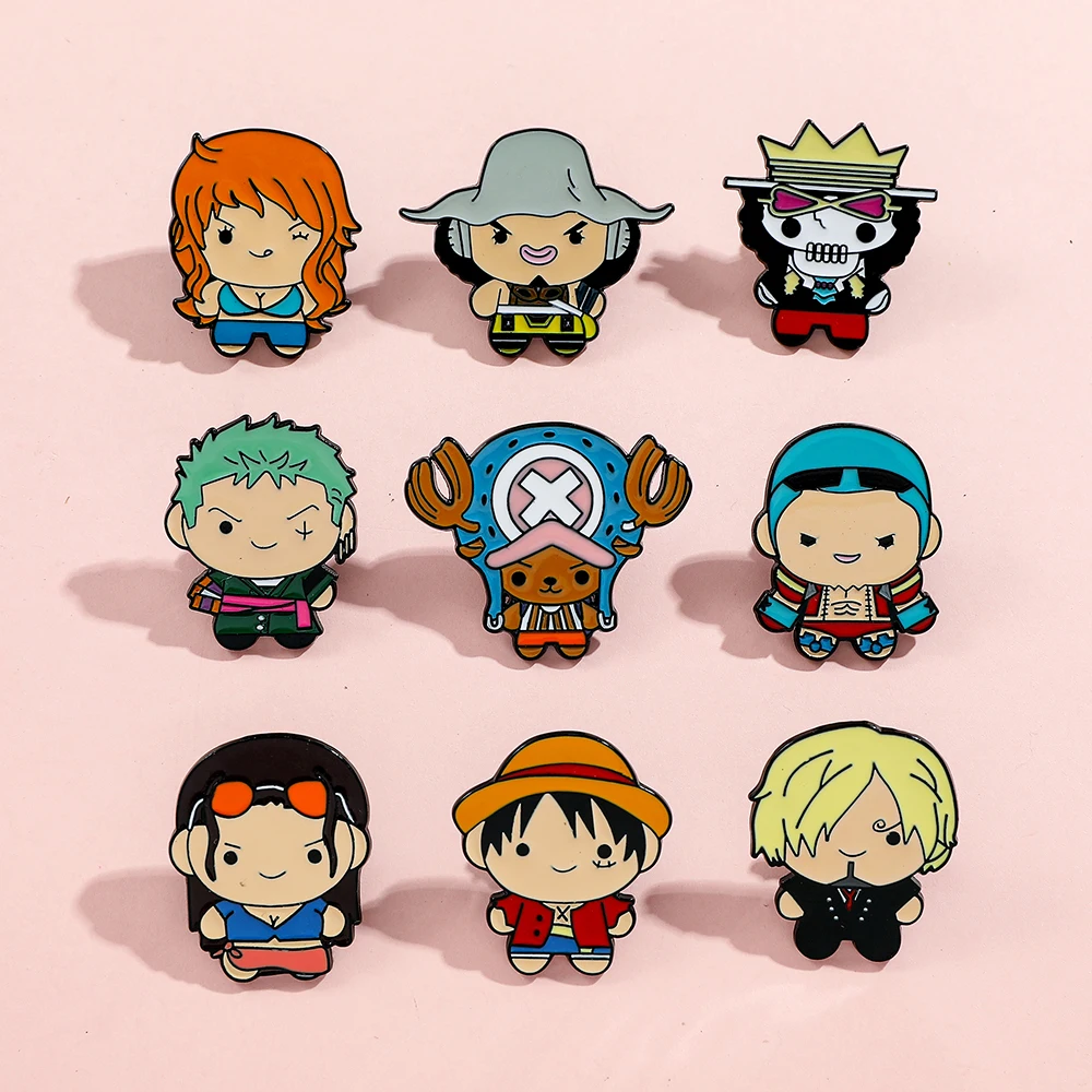 9 Pcs Creative Cartoon Brooch  - Embroidery Outfit 评论和价格