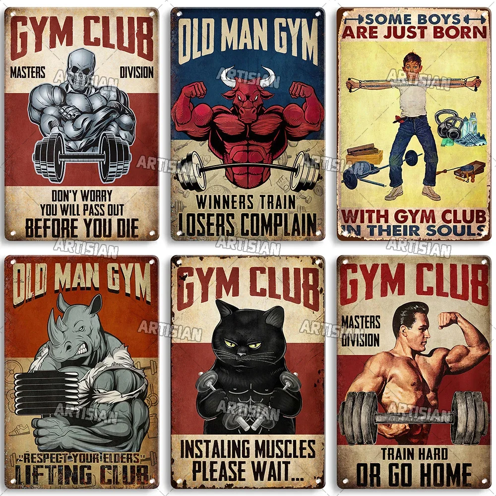 Old Man Gym Club Inspirational - Embroidery Writing 评论和价格