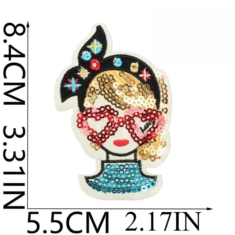 Colorful Sequin Embroidery Pat - Embroidery Lips 评论和价格