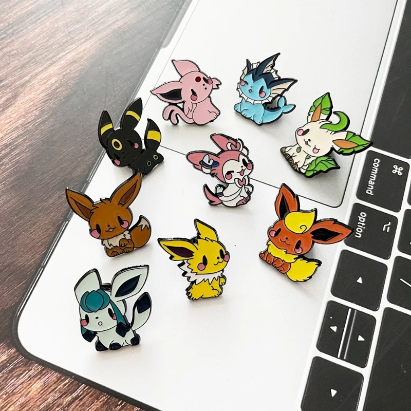Hot 9 Pcs Anime Elf Brooch Set - Embroidery Outfit 评论和价格