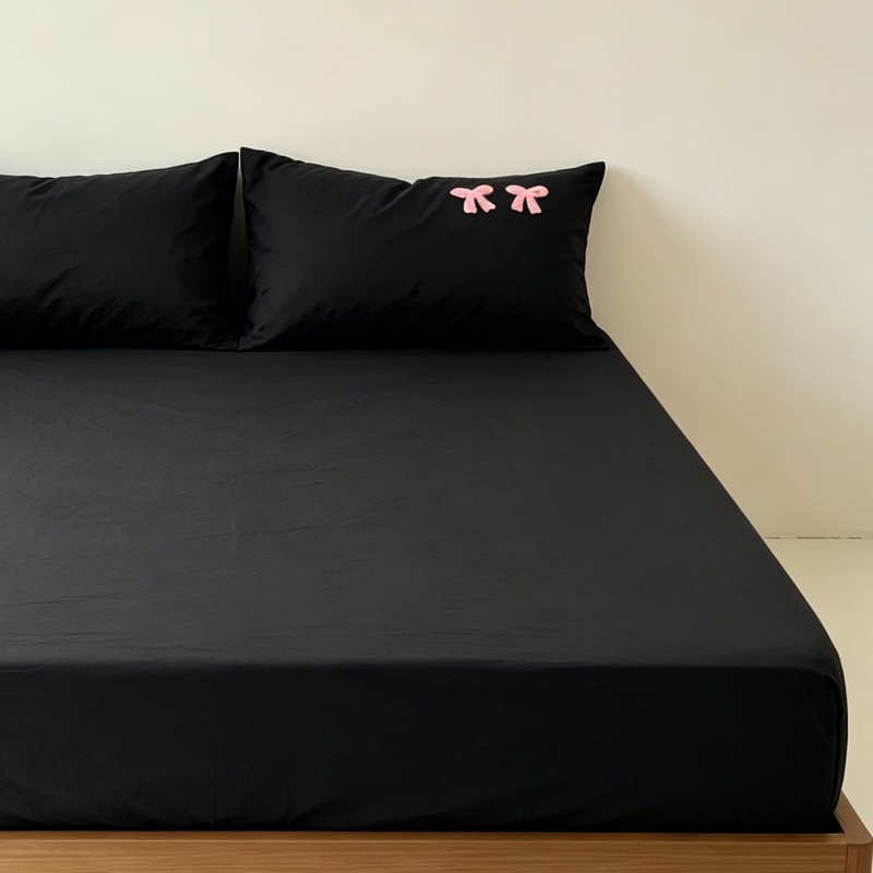 3Pcs Fitted Bed Sheet With Ela - Embroidery Sheet 评论和价格