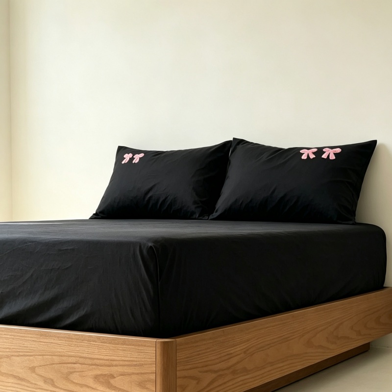 3Pcs Fitted Bed Sheet With Ela - Embroidery Sheet 评论和价格