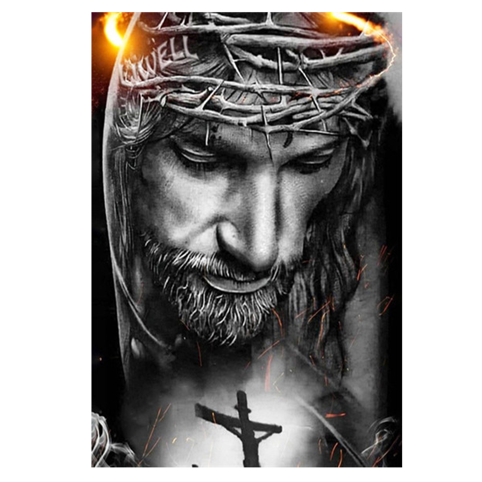 Jesus 5D DIY Diamond Painting  - Embroidery Jesus 评论和价格