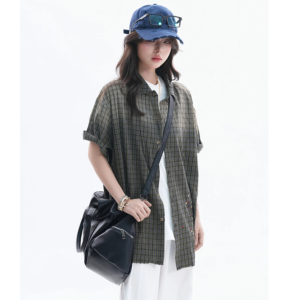 Women's Blouses and Shirts Vin - Embroidery Gradient 评论和价格