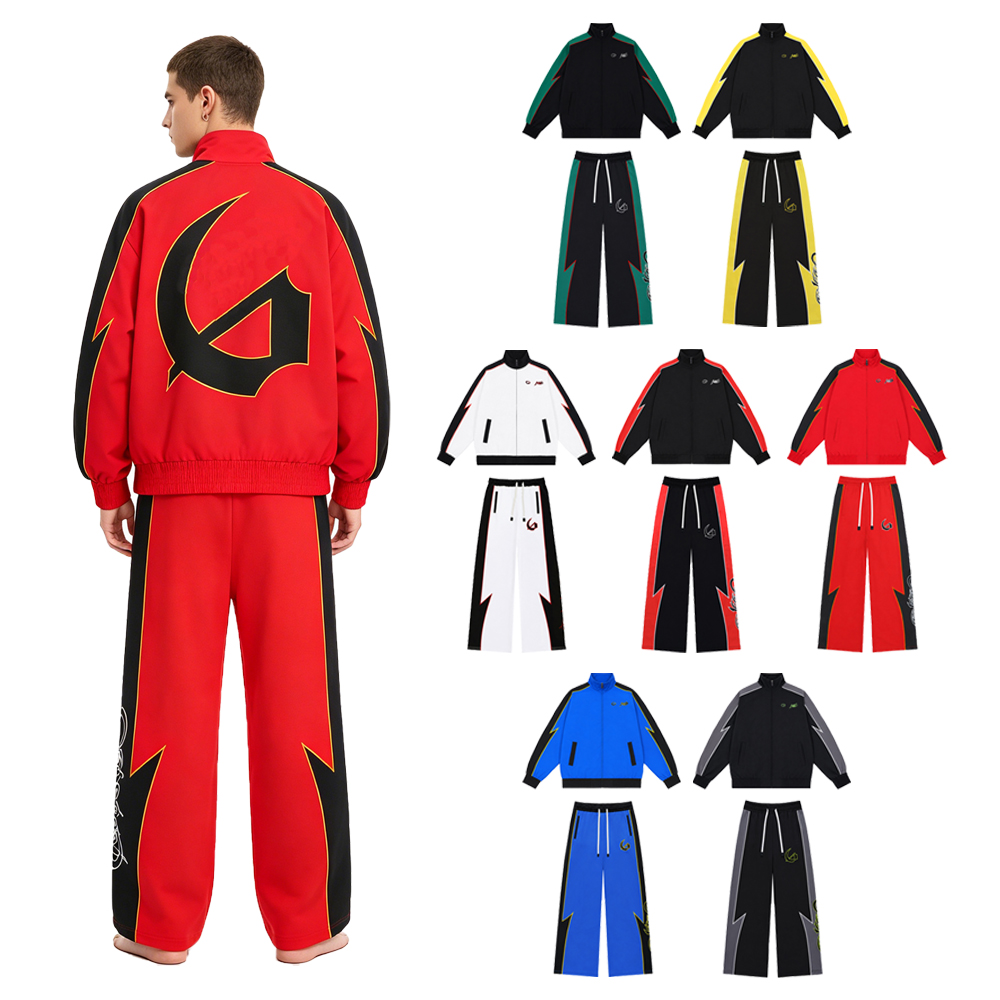Y2k Streetwear Men's Sets Two  - Embroidery Letter 评论和价格