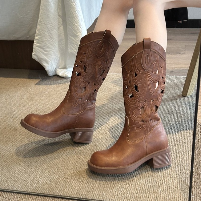 Womens Western Cowboy Boots Ho - Embroidery Outfit 评论和价格