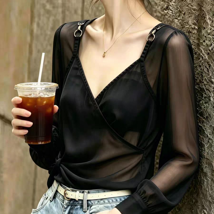 Elegant V-Neck Metal Ring Larg - Embroidery Ring Sizes 评论和价格