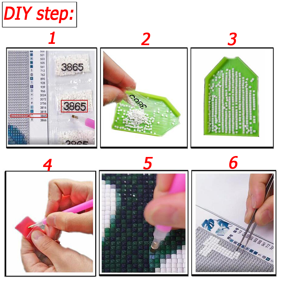 5D DIY Diamond Embroidery Mode - Embroidery Lips 评论和价格
