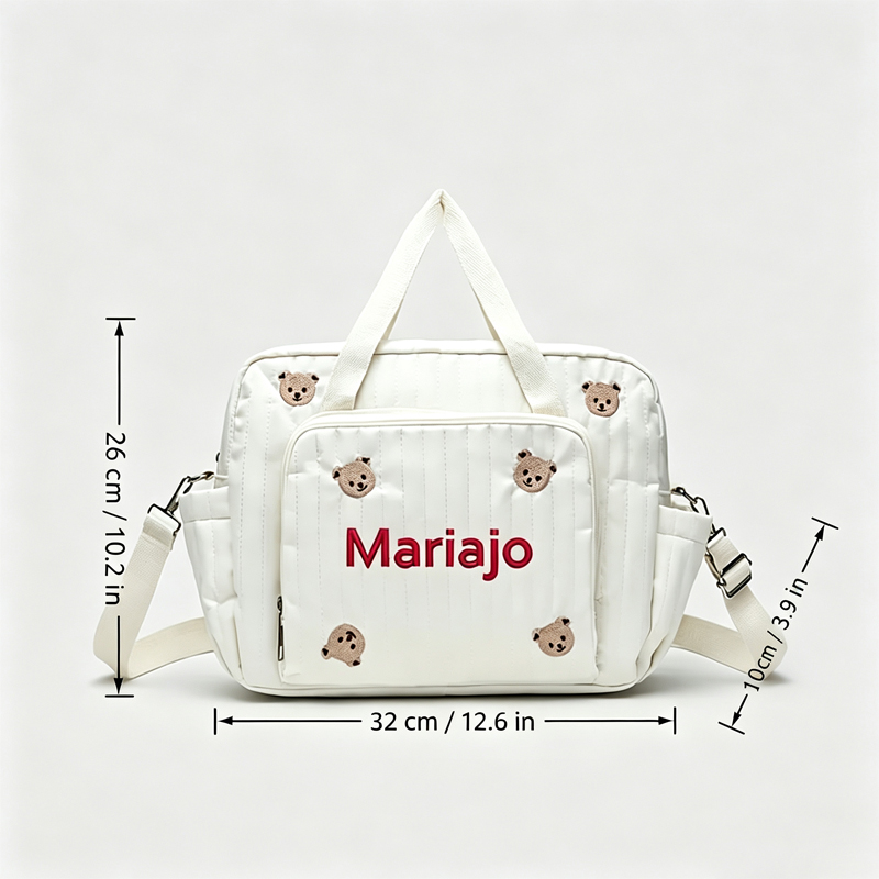 1PC Bear & tulip Pattern Trave - Embroidery Font Free 评论和价格