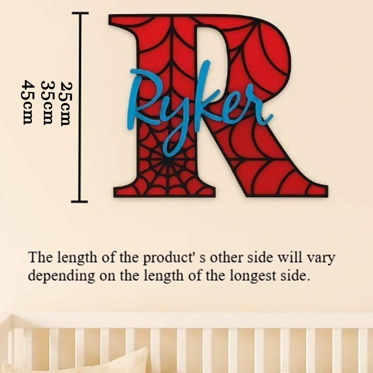 Personalized Spider‑Web Name H - Embroidery Writing 评论和价格