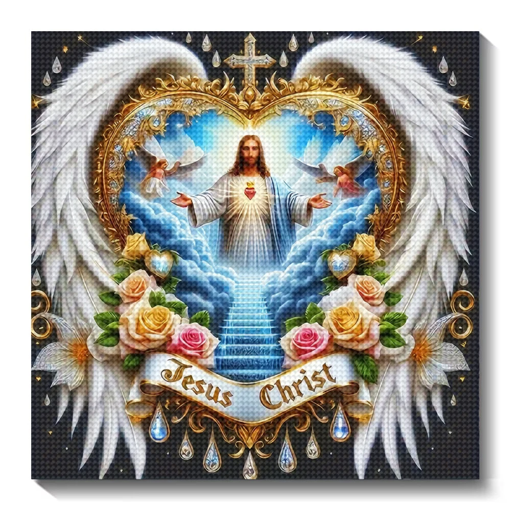 5D DIY Diamond Painting Portra - Embroidery Jesus 评论和价格