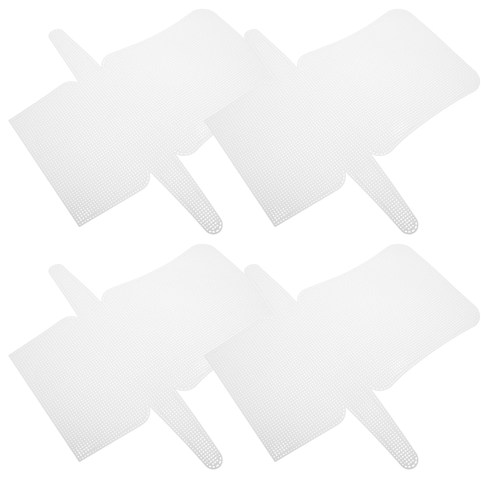 4Pcs Plastic Mesh Canvas Sheet - Embroidery Sheet 评论和价格