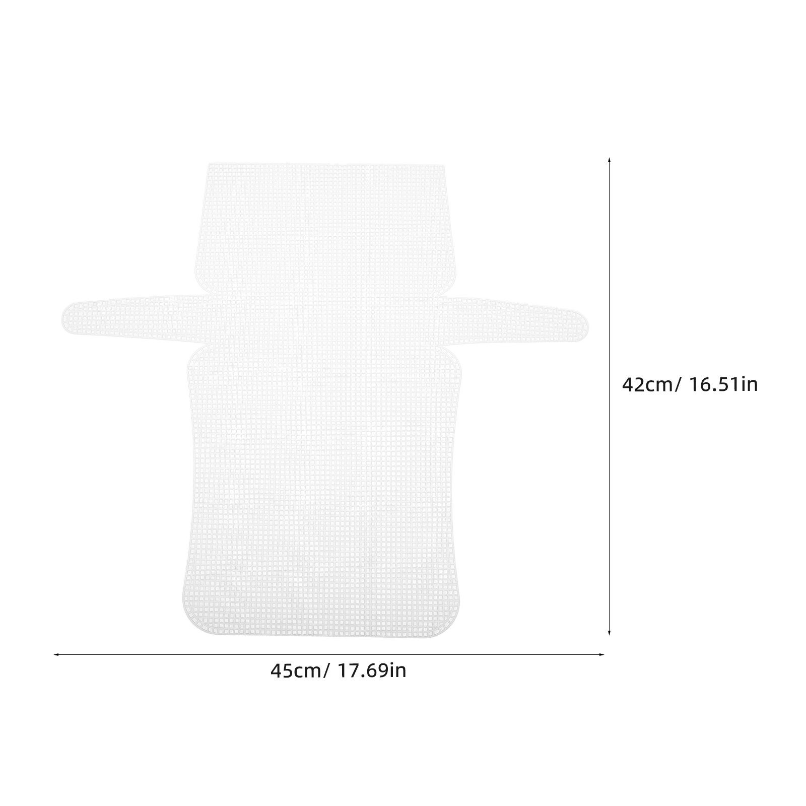 4Pcs Plastic Mesh Canvas Sheet - Embroidery Sheet 评论和价格