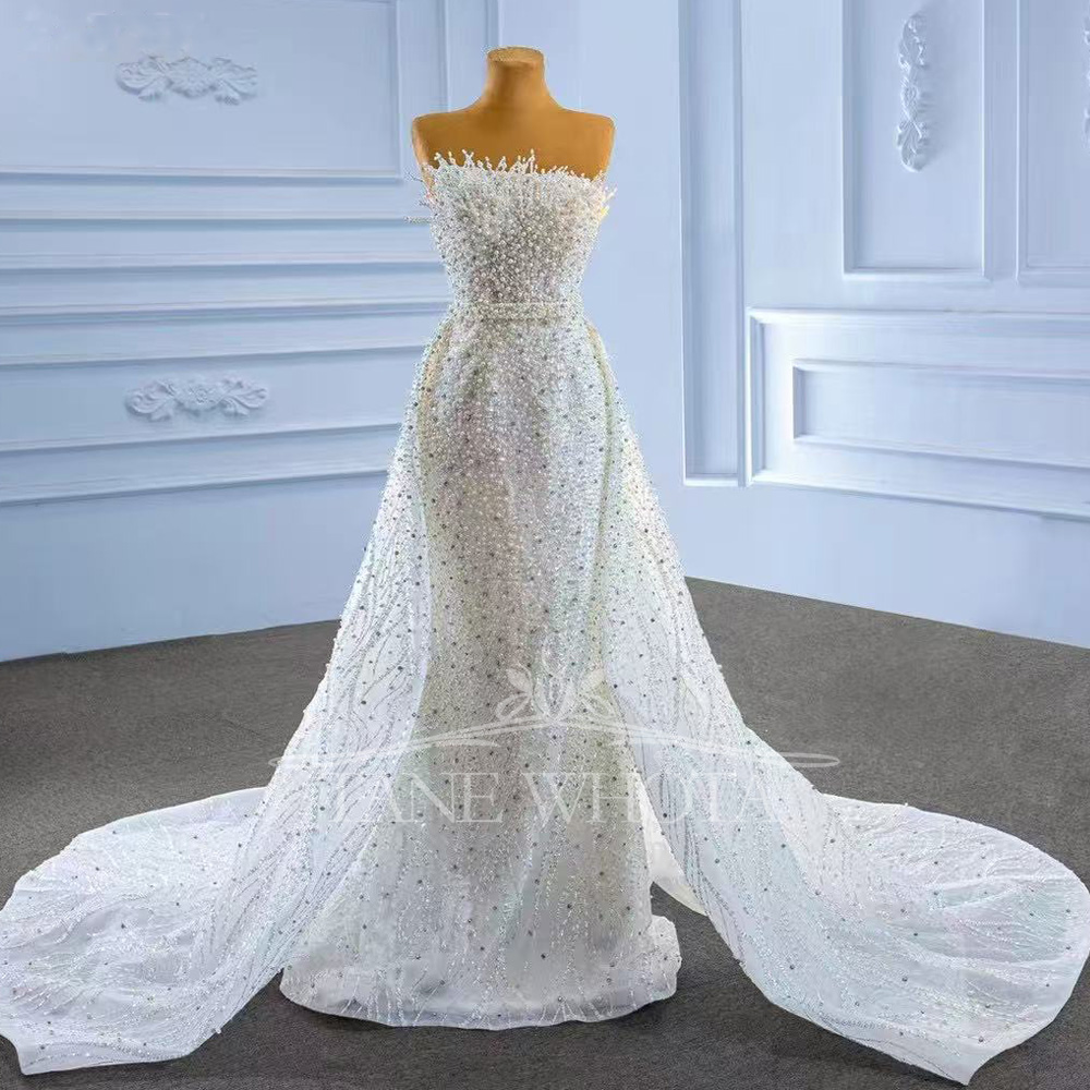 2026 Wedding Dress 2 In 1 Stra - Embroidery Organza 评论和价格