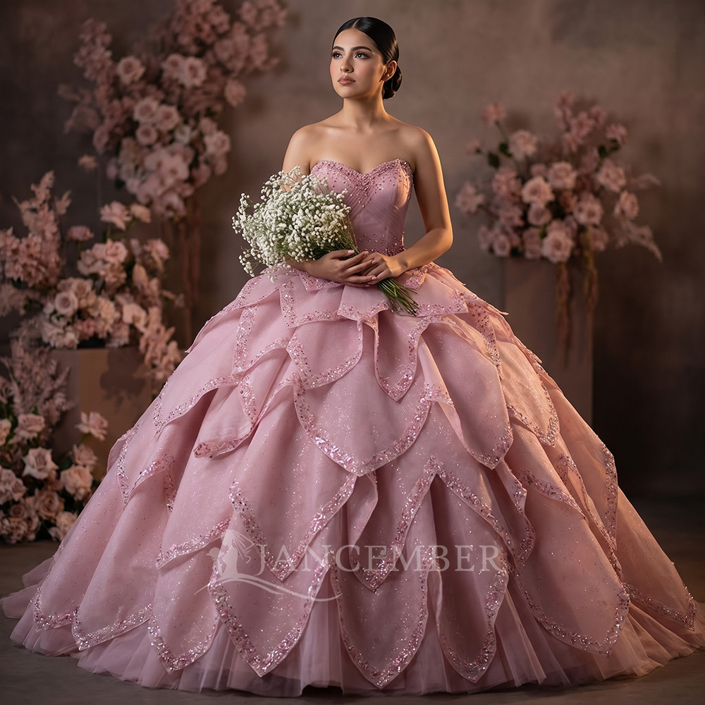 Luxury Ball Gown Quinceanera D - Embroidery Organza 评论和价格