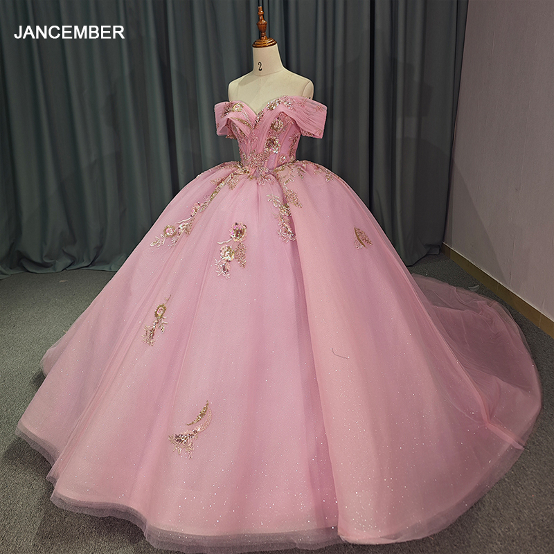 Pink Sweetheart Shiny Ball Gow - Embroidery Organza 评论和价格