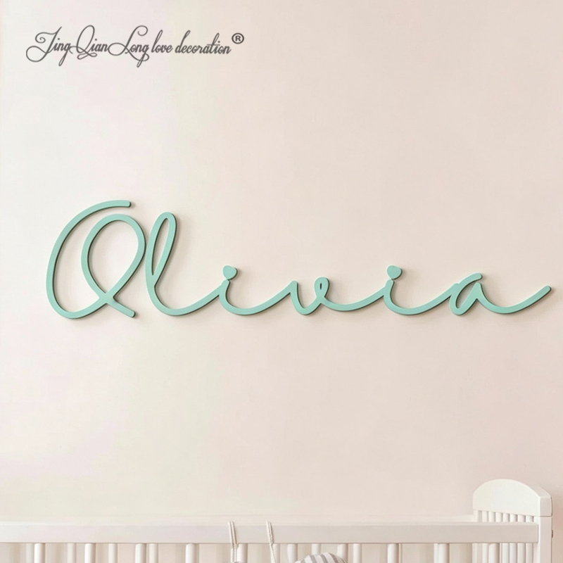 Custom Wooden Baby Name Sign,  - Embroidery Writing 评论和价格