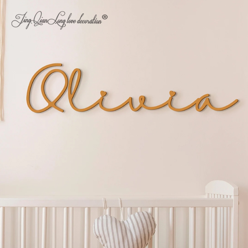 Custom Wooden Baby Name Sign,  - Embroidery Writing 评论和价格