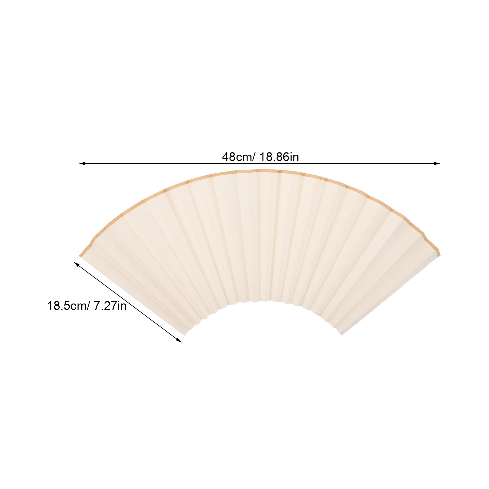 2Pcs Foldable Blank Fan Surfac - Embroidery Sheet 评论和价格