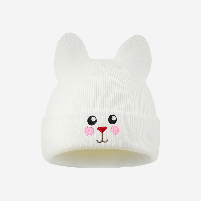 Soft Cat Ear Kids Beanie Cat F - Embroidery Letter 评论和价格