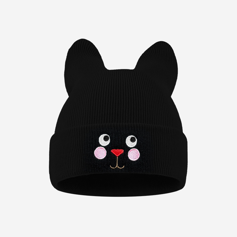 Soft Cat Ear Kids Beanie Cat F - Embroidery Letter 评论和价格